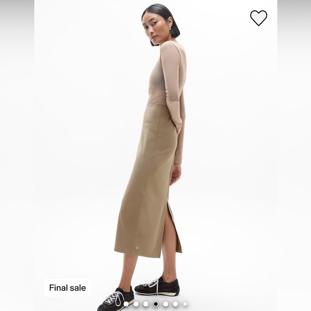 NWT Athleta Be Free High Rise Maxi Skirt - Picture 4 of 5